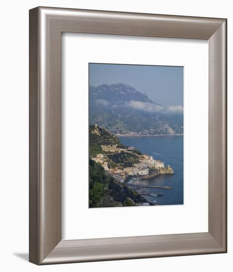 Amalfi Peninsula, Amalfi Coast, UNESCO World Heritage Site, Campania, Italy, Mediterranean, Europe-Angelo Cavalli-Framed Photographic Print