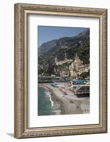 Amalfi Peninsula, Amalfi Coast, UNESCO World Heritage Site, Campania, Italy, Mediterranean, Europe-Angelo Cavalli-Framed Photographic Print