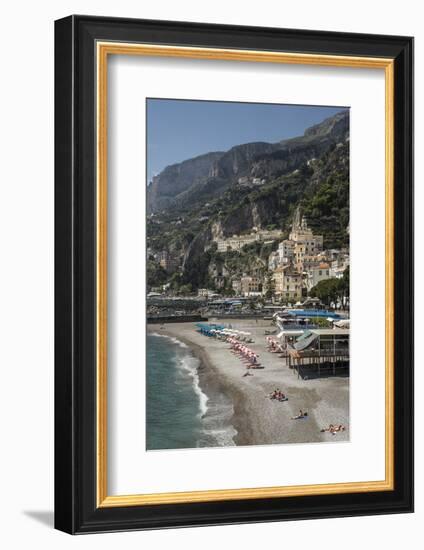 Amalfi Peninsula, Amalfi Coast, UNESCO World Heritage Site, Campania, Italy, Mediterranean, Europe-Angelo Cavalli-Framed Photographic Print