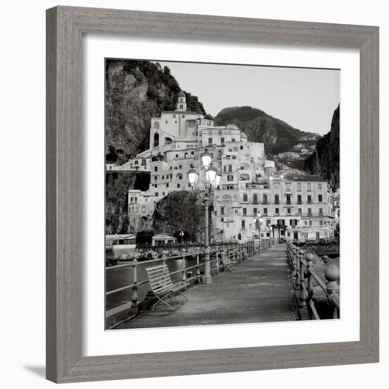 Amalfi Pier #1-Alan Blaustein-Framed Photographic Print
