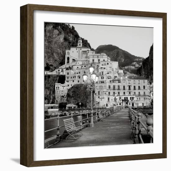 Amalfi Pier #1-Alan Blaustein-Framed Photographic Print