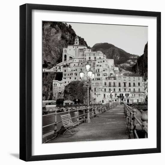 Amalfi Pier #1-Alan Blaustein-Framed Photographic Print