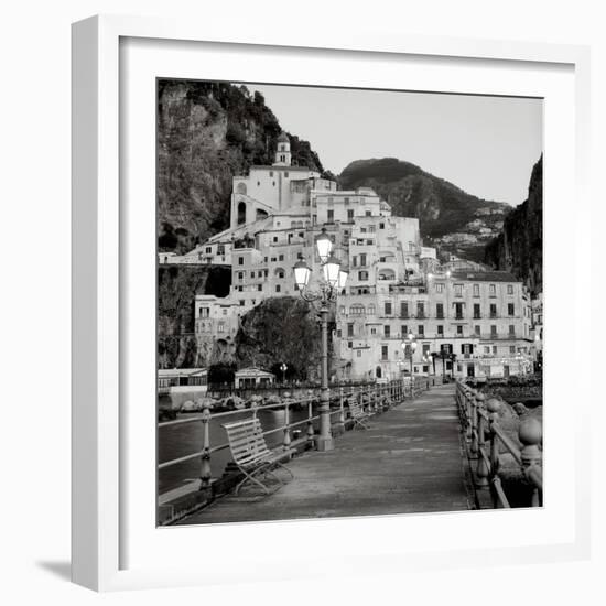 Amalfi Pier #1-Alan Blaustein-Framed Photographic Print