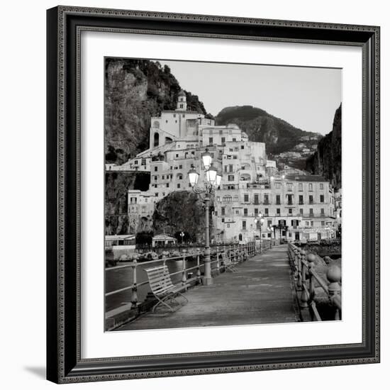 Amalfi Pier #1-Alan Blaustein-Framed Photographic Print