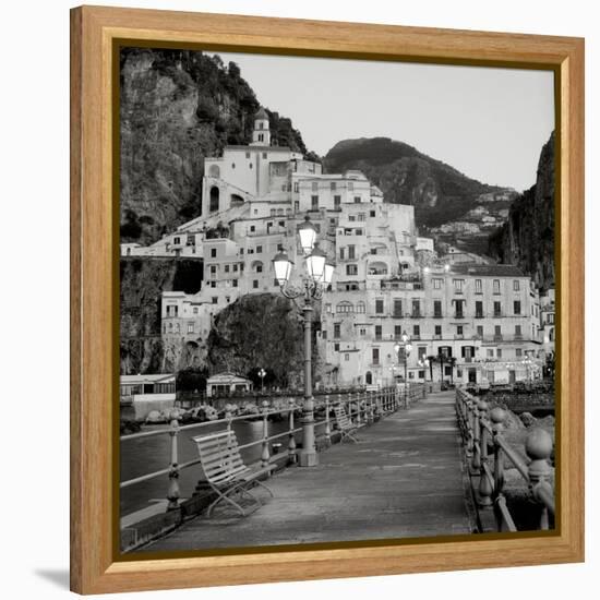 Amalfi Pier I-Alan Blaustein-Framed Stretched Canvas