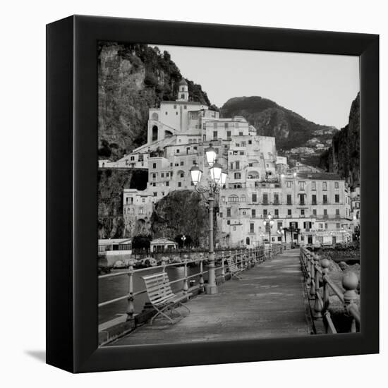 Amalfi Pier I-Alan Blaustein-Framed Stretched Canvas
