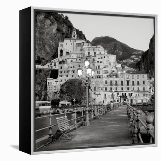 Amalfi Pier I-Alan Blaustein-Framed Stretched Canvas