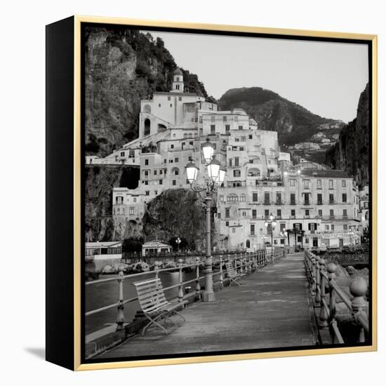 Amalfi Pier I-Alan Blaustein-Framed Stretched Canvas