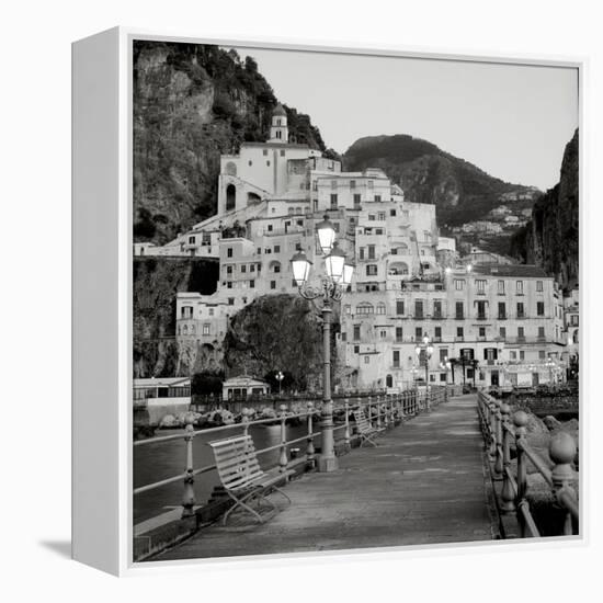 Amalfi Pier I-Alan Blaustein-Framed Stretched Canvas