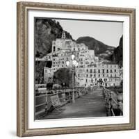 Amalfi Pier I-Alan Blaustein-Framed Photographic Print