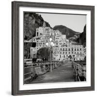 Amalfi Pier I-Alan Blaustein-Framed Photographic Print