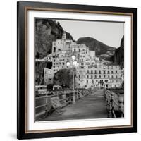 Amalfi Pier I-Alan Blaustein-Framed Photographic Print