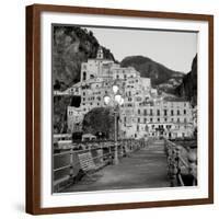 Amalfi Pier I-Alan Blaustein-Framed Photographic Print
