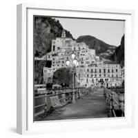 Amalfi Pier I-Alan Blaustein-Framed Photographic Print