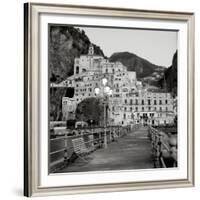 Amalfi Pier I-Alan Blaustein-Framed Photographic Print
