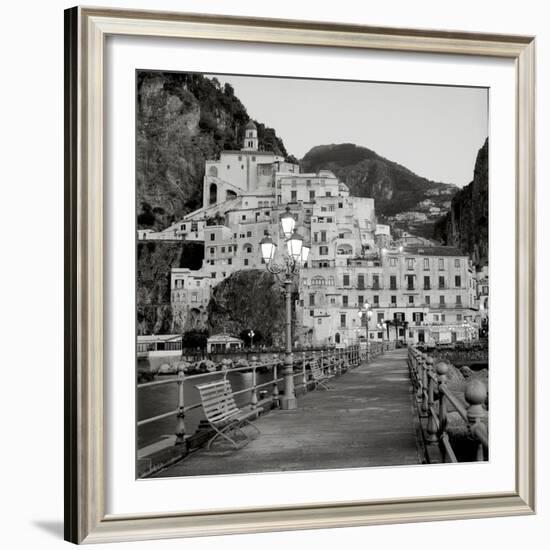 Amalfi Pier I-Alan Blaustein-Framed Photographic Print