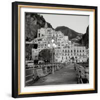 Amalfi Pier I-Alan Blaustein-Framed Photographic Print
