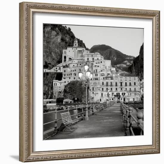 Amalfi Pier I-Alan Blaustein-Framed Photographic Print