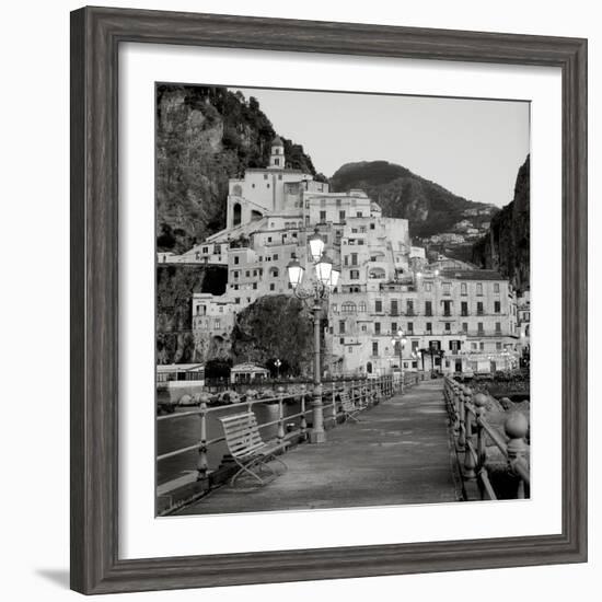 Amalfi Pier I-Alan Blaustein-Framed Photographic Print