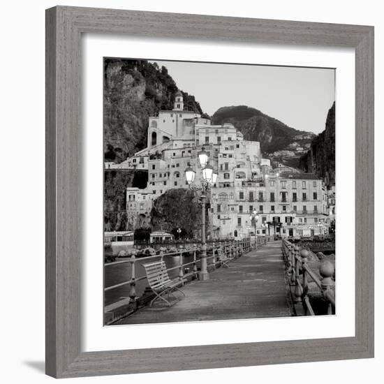 Amalfi Pier I-Alan Blaustein-Framed Photographic Print