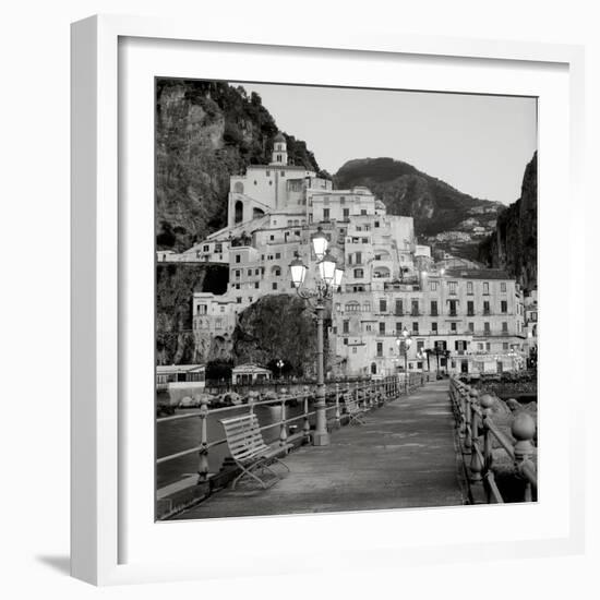 Amalfi Pier I-Alan Blaustein-Framed Photographic Print