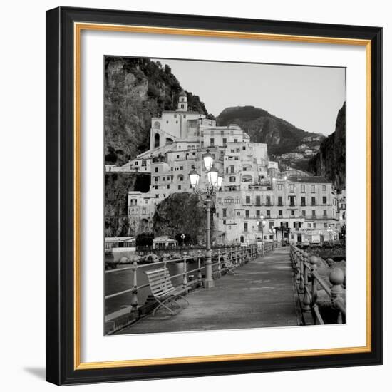 Amalfi Pier I-Alan Blaustein-Framed Photographic Print