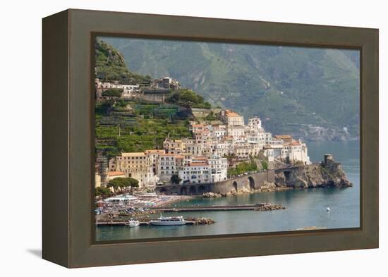 Amalfi Splendor-Marilyn Dunlap-Framed Stretched Canvas