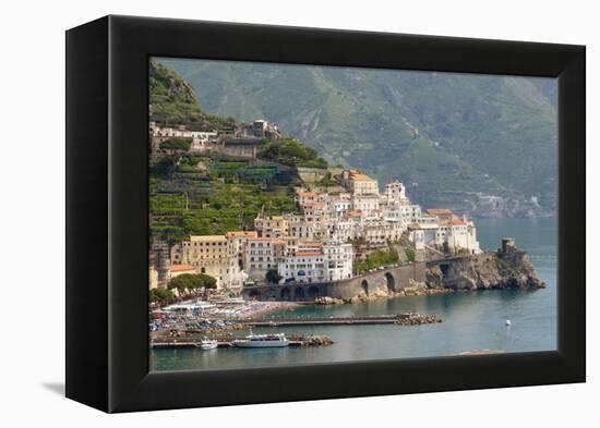 Amalfi Splendor-Marilyn Dunlap-Framed Stretched Canvas