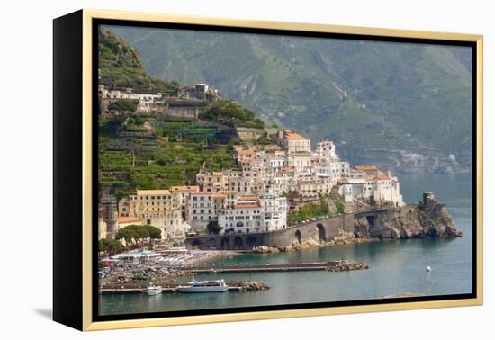 Amalfi Splendor-Marilyn Dunlap-Framed Stretched Canvas