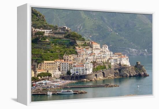 Amalfi Splendor-Marilyn Dunlap-Framed Stretched Canvas