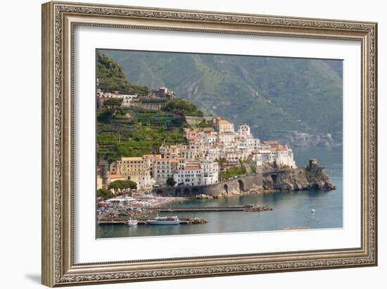 Amalfi Splendor-Marilyn Dunlap-Framed Art Print