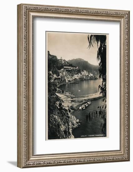 'Amalfi - Visione Panoramica', c1910-Unknown-Framed Photographic Print