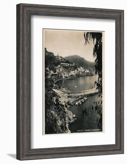 'Amalfi - Visione Panoramica', c1910-Unknown-Framed Photographic Print