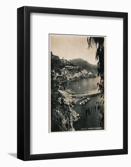 'Amalfi - Visione Panoramica', c1910-Unknown-Framed Photographic Print