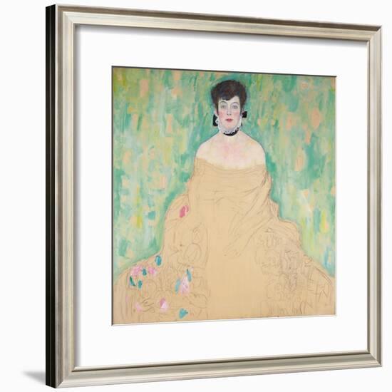 Amalie Zuckerkandl, 1917-18-Gustav Klimt-Framed Giclee Print