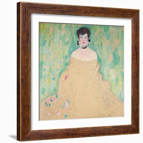 Amalie Zuckerkandl, 1917-18-Gustav Klimt-Framed Giclee Print