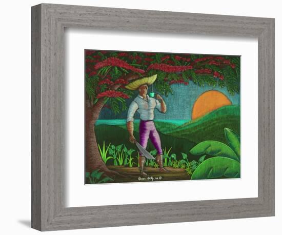 Amancer En Borinquen, 2003-Oscar Ortiz-Framed Giclee Print