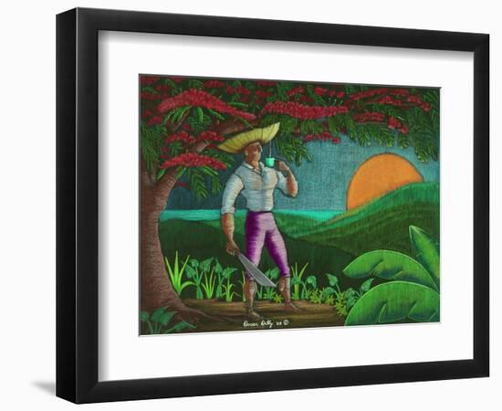 Amancer En Borinquen, 2003-Oscar Ortiz-Framed Giclee Print