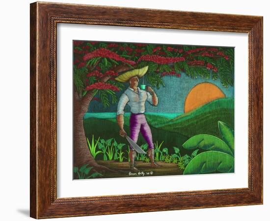 Amancer En Borinquen, 2003-Oscar Ortiz-Framed Giclee Print