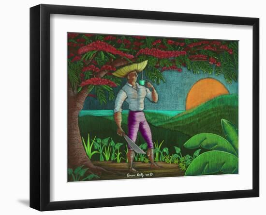 Amancer En Borinquen, 2003-Oscar Ortiz-Framed Giclee Print