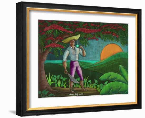 Amancer En Borinquen, 2003-Oscar Ortiz-Framed Giclee Print