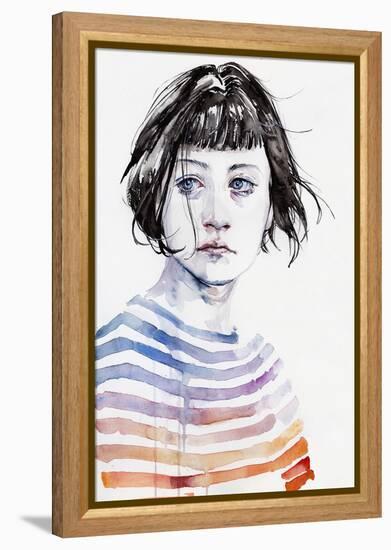 Amanda-Agnes Cecile-Framed Stretched Canvas