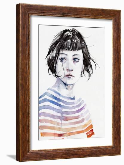 Amanda-Agnes Cecile-Framed Premium Giclee Print