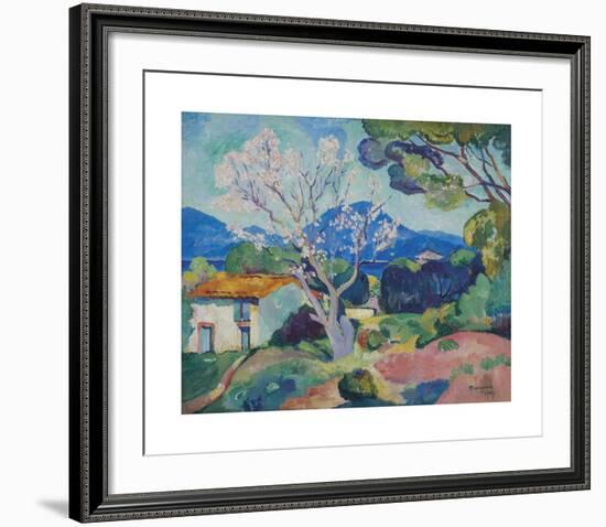 Amandier en Fleurs-Henri Manguin-Framed Premium Giclee Print