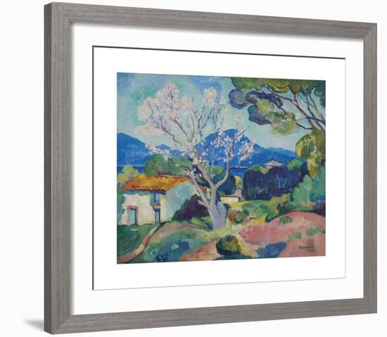 Amandier en Fleurs-Henri Manguin-Framed Premium Giclee Print