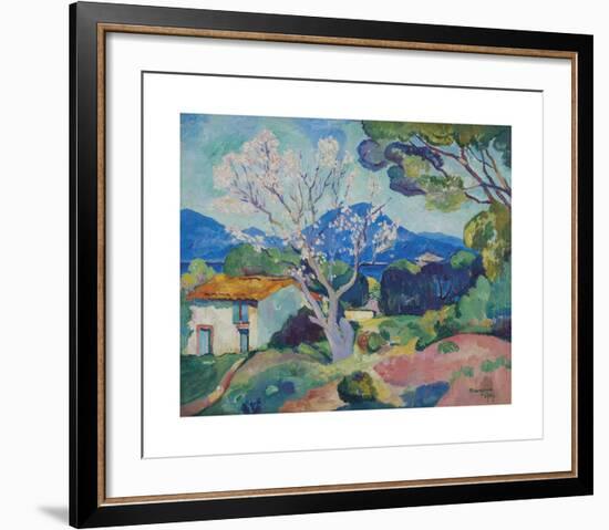 Amandier en Fleurs-Henri Manguin-Framed Premium Giclee Print