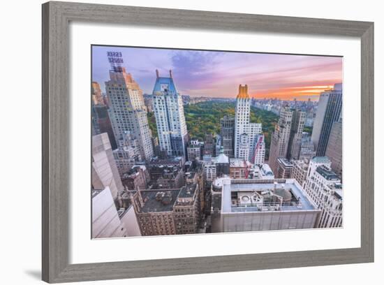 Amanecer Oton?al en Central Park-Moises Levy-Framed Photographic Print