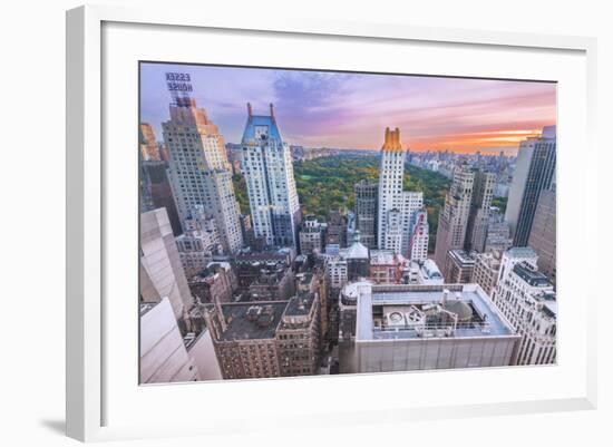 Amanecer Oton?al en Central Park-Moises Levy-Framed Photographic Print