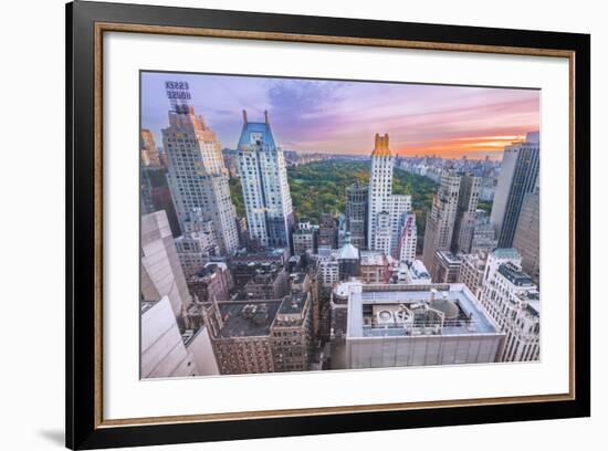 Amanecer Oton?al en Central Park-Moises Levy-Framed Photographic Print