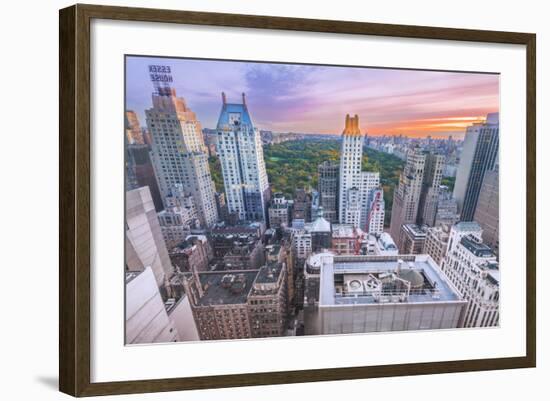 Amanecer Oton?al en Central Park-Moises Levy-Framed Photographic Print